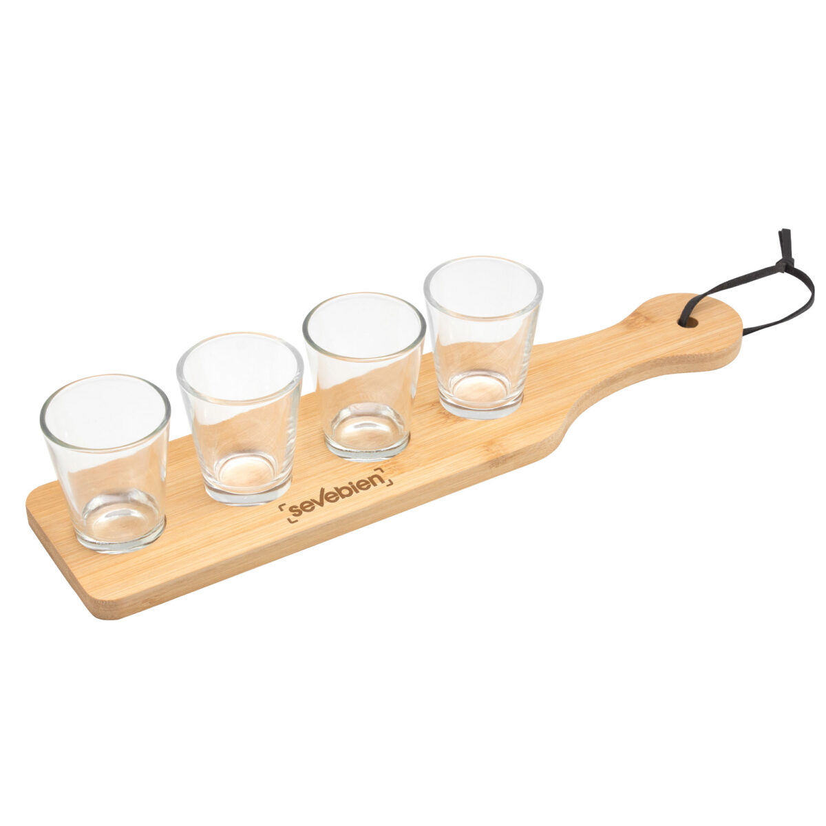 SET DE VASOS TEQUILEROS "TOC TOC" (T631 TRANSPARENTE) - Image 2