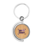 LLAVERO DE BAMBÚ "SPIN" (T648 MADERA) - Image 2