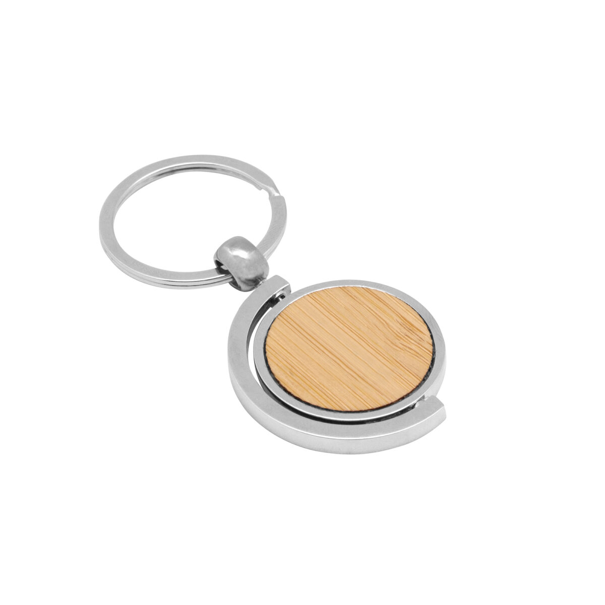 LLAVERO DE BAMBÚ "SPIN" (T648 MADERA) - Image 3