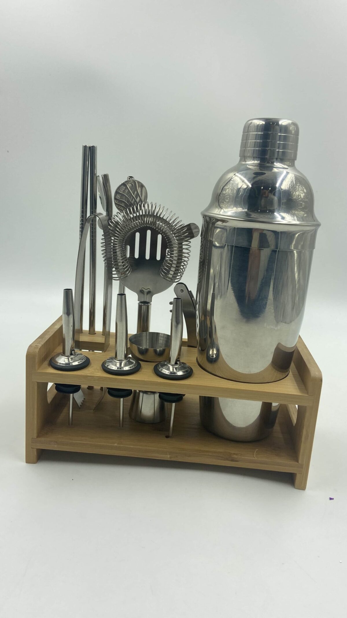 SET DAIQUIRI PLATA (HO 052 - ACERO INOXIDABLE / MADERA) - Image 7