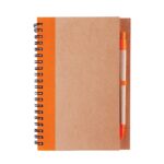 LIBRETA BOSTON NARANJA (LE OO1 - CARTÓN)