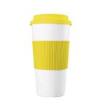 TERMO MUG AMARILLO (T 21 - POLIPROPILENO)