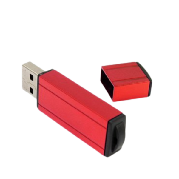 MEMORIA USB LINER 8GB (USB136-U) ROJO