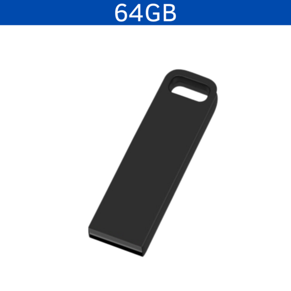 MEMORIA USB MILAN 64GB (USB401-U) NEGRO MATE