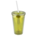 VASO TROPICAL AMARILLO (T 48T - POLIESTIRENO)
