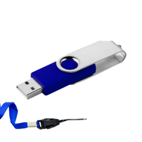 MEMORIA USB LONDON GIRATORIA 16GB (USB029-U) AZUL