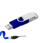 MEMORIA USB LONDON GIRATORIA 16GB (USB029-U) AZUL