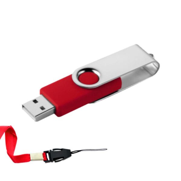 MEMORIA USB LONDON GIRATORIA 16GB (USB029-U) ROJO