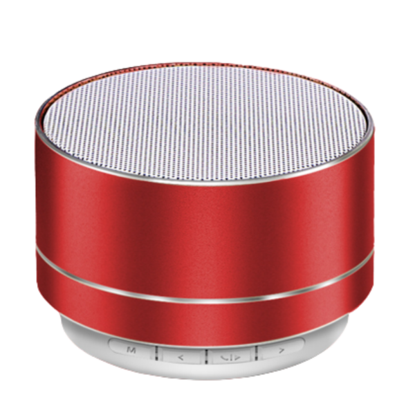 BOCINA METALICA OXFORD LED BLUETOOTH (TEC020-U) ROJO