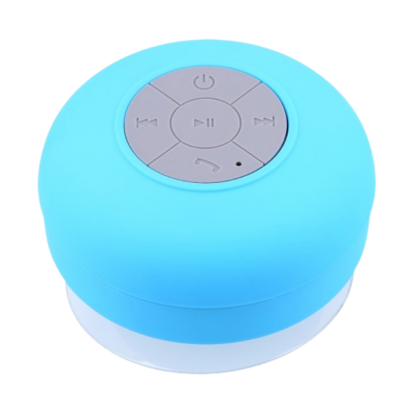 BOCINA BLUETOOTH PARA BAÑO MANOS LIBRES (TEC021-U) AZUL