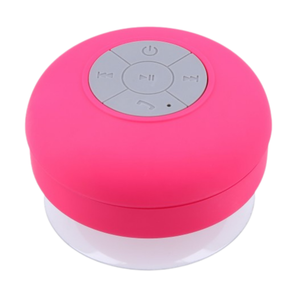 BOCINA BLUETOOTH PARA BAÑO MANOS LIBRES (TEC021-U) ROSA