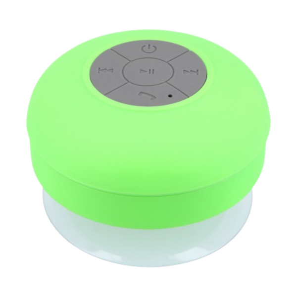 BOCINA BLUETOOTH PARA BAÑO MANOS LIBRES (TEC021-U) VERDE