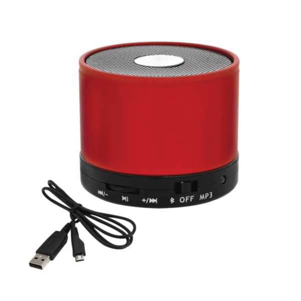 MINI BOCINA INALAMBRICA BLUETOOTH (TEC040-U) ROJO