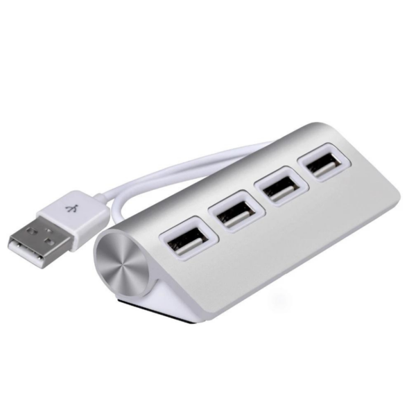 HUB MULTIPUERTO PARA ESCRITORIO - USB (TEC113-U) PLATA