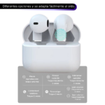 MINI AUDIFONOS BLUETOOTH PRO 5S TWS (TEC133-BL-U) BLANCO - Image 2