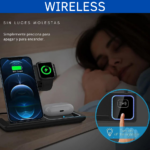 ESTACION DE CARGA INALAMBRICA CLASSIC (TEC154-U) NEGRO - Image 9