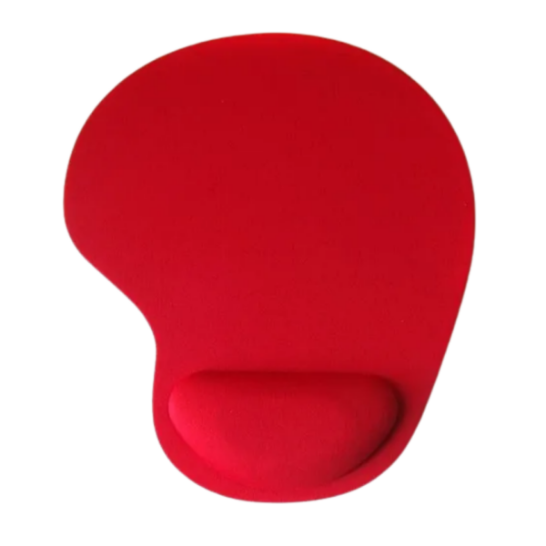 MOUSE PAD DE GEL ERGONOMICO ANTIDESLIZANTE (TEC155-U) ROJO