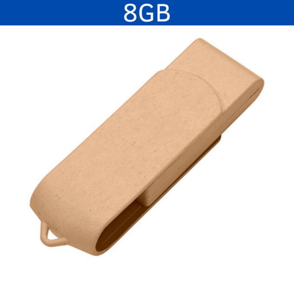 MEMORIA USB LONDON ECO 8GB (USB131-U) CAFÉ - Imagen 2