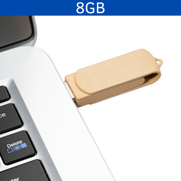 MEMORIA USB LONDON ECO 8GB (USB131-U) CAFÉ - Imagen 4