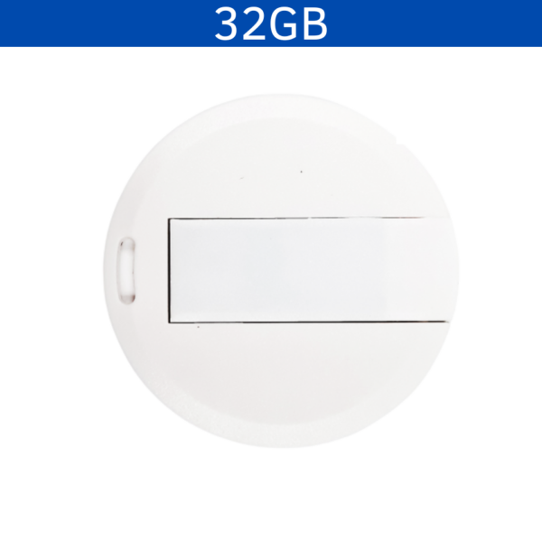 MEMORIA USB BOTON 32GB (USB312-U) BLANCO - Imagen 4