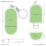 MEMORIA USB OVAL 64GB (USB406-U) MADERA - Image 4