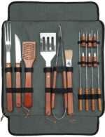 SET DE ASADO / BBQ "SPRING" (T490 GRIS)