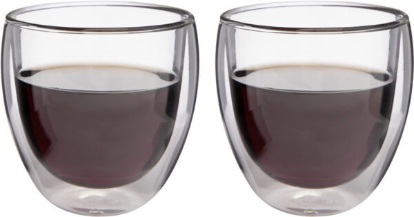 SET DE VASOS DE VIDRIO "GLASGOW" (T499 TRANSPARENTE)
