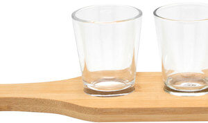 SET DE VASOS TEQUILEROS "TOC TOC" (T631 TRANSPARENTE)