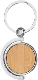 LLAVERO DE BAMBÚ "SPIN" (T648 MADERA)