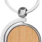 LLAVERO DE BAMBÚ "SPIN" (T648 MADERA)