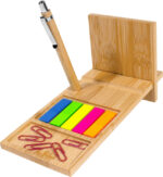 ORGANIZADOR DE ESCRITORIO DE BAMBÚ "NAGANO DESK" (T604 MADERA)