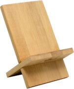 SOPORTE DE ESCRITORIO PARA CELULAR "BAMBOFFICE" (T629 MADERA)