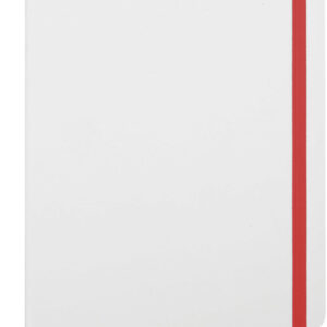 LIBRETA MEDIANA “WHITE” (T524 ROJO)