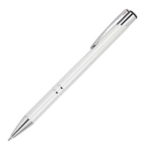BOLIGRAFO DE ALUMINIO PREMIER DE TINTA AZUL 2110A BLANCO (Aluminio)