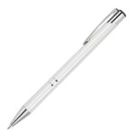 BOLIGRAFO DE ALUMINIO PREMIER DE TINTA AZUL 2110A BLANCO (ALUMINIO / A090715 /  ARTICULOS PROMOCIONALES)