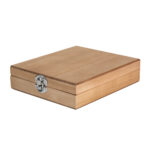 851091 BE - SET PARA VINOS MEDITERRÁNEO BEIGE (BEIGE / MADERA / METAL)