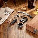 851091 BE - SET PARA VINOS MEDITERRÁNEO BEIGE (BEIGE / MADERA / METAL) - Image 3