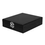 851091 N - SET PARA VINOS MEDITERRÁNEO NEGRO (NEGRO / MADERA / METAL)