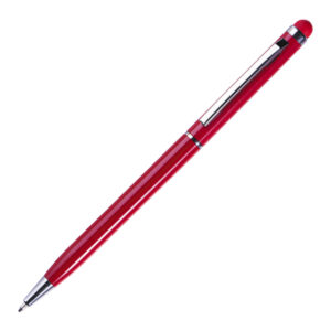 BOLÍGRAFO DE ALUMINIO CON TOUCH ODDRA DE TINTA AZUL A2113A ROJO (Aluminio)