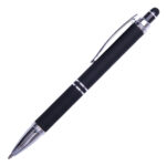 BOLÍGRAFO DE ALUMINIO STEVIA DE TINTA AZUL A2671A NEGRO (ALUMINIO / A2671A.02 /  ARTICULOS PROMOCIONALES)