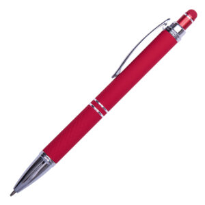 BOLÍGRAFO DE ALUMINIO STEVIA DE TINTA AZUL A2671A ROJO (Aluminio)