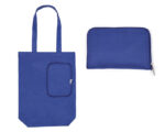 BOLSA MULTIFUNCIONAL PLEGABLE CON CIERRE SHARON A3041 AZUL (POLIÉSTER 210D / A3041.09 /  ARTICULOS PROMOCIONALES)