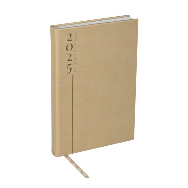 AGD 025 BE - AGENDA DIARIA CLÁSICA 2025 BEIGE (BEIGE / CURPIEL)