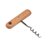 BAR 033 C - SACACORCHOS KURV (CAFE / MADERA DE HAYA / ACERO INOXIDABLE)