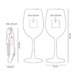 BAR 035 N - SET DE COPAS COPPOLA (NEGRO / VIDRIO / METAL) - Image 7