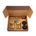 BAR 037 S - SET DE MIXOLOGÍA SOROA (PLATA / VIDRIO / ACERO INOXIDABLE / MADERA / RUBBER / CARTON) - Image 4