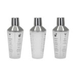 BAR 038 OX - SHAKER METSI (GRIS OXFORD / VIDRIO / ACERO INOXIDABLE) - Image 3