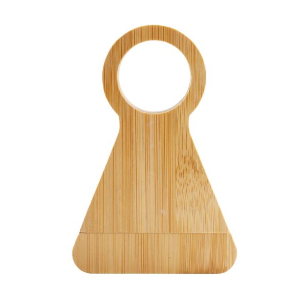 BAR 040 BE - SOPORTE SACACORCHOS RÓDANO (BEIGE / BAMBOO / METAL) - Imagen 4