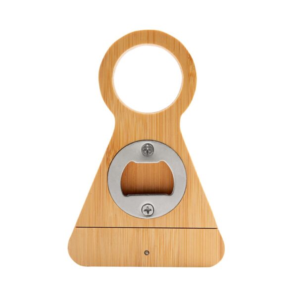 BAR 040 BE - SOPORTE SACACORCHOS RÓDANO (BEIGE / BAMBOO / METAL) - Imagen 5