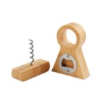 BAR 040 BE - SOPORTE SACACORCHOS RÓDANO (BEIGE / BAMBOO / METAL) - Image 8